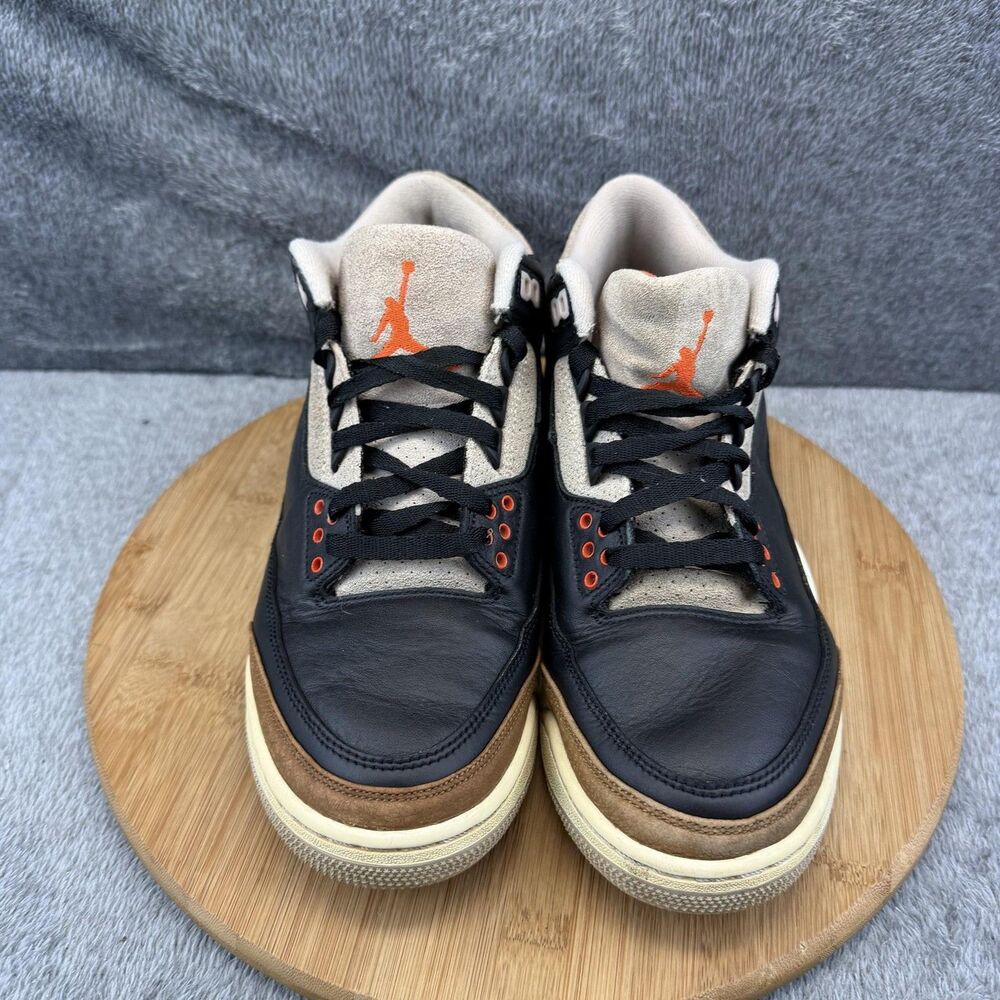 Jordan 3 Retro Desert Elephant Shoes Mens Size 8.5 Black Basketball CT8532-008 - Picture 3 of 11